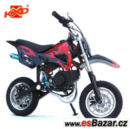 Minicross 3 zelený 49ccm pro děti, nový, zabalený