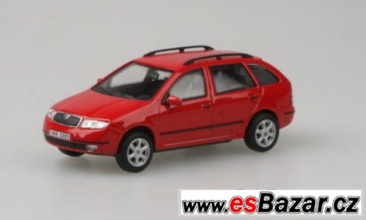 škoda fabia red corrida combi 2000 1:43