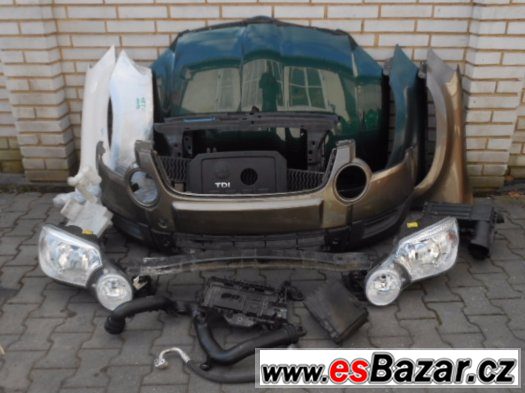 Skoda Yeti Dily Predek Airbagova Sada Chladice Dvere