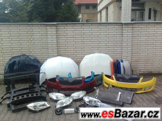 Skoda Fabia 2 Roomster Dily Predek Airbagova sada Chladice