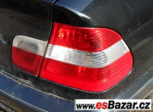 BMW e46 Zadní facelift světla s bílým blinkrem, Rakovník