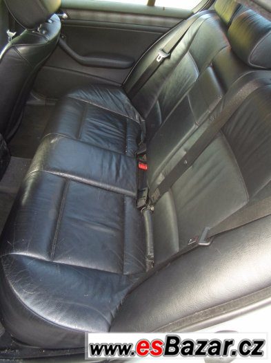 BMW e46 sedan - Černý kožený interiér