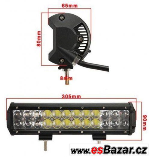 LED rampa s čipy OSRAM o výkonu 120W a délce pouze 12