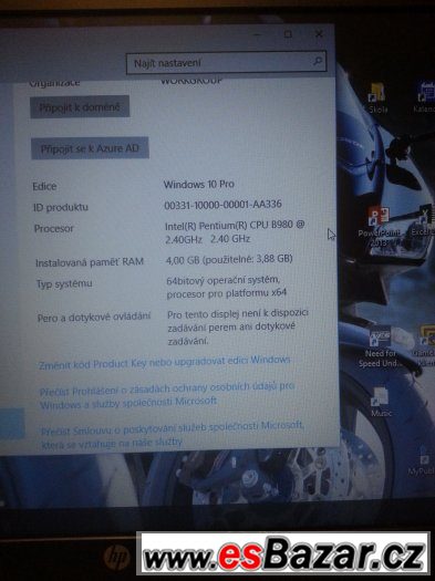 Notebook HP Porbook 4540s Notebook HP Porbook 4540s