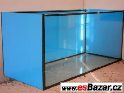 Akvárium 630litrů 150 x 60 x 70 cm, nové, vč. krycích skel.