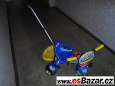 Tříkolka s vodící tyčí "POKEMON"