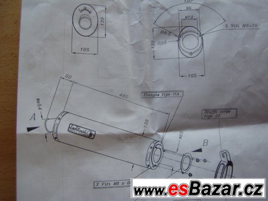 Kawasaki ZX6R 95-98 originál koncovka výfuku