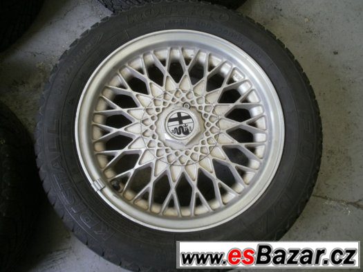 Prodám retro alu kola Alfa Romeo,Lancia s pneu Prodám retro alu kola Alfa Romeo,Lancia s pneu