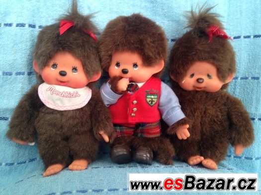 Stará hračka Mončičák - Monchhichi - Sekiguchi