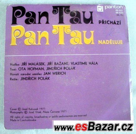 SP. 2x gramodeska Jan Werich - PAN TAU & LP. O VÍLE AMÁLCE SP. 2x gramodeska Jan Werich - PAN TAU & LP. O VÍLE AMÁLCE
