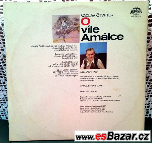 SP. 2x gramodeska Jan Werich - PAN TAU & LP. O VÍLE AMÁLCE SP. 2x gramodeska Jan Werich - PAN TAU & LP. O VÍLE AMÁLCE