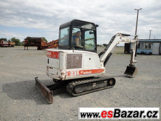 Minibagr Bobcat X331 + 3 lžíce