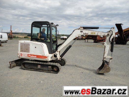 Minibagr Bobcat X331 + 3 lžíce