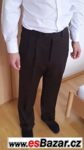 Hnědé kalhoty RALPH LOREN Hnědé kalhoty RALPH LOREN
