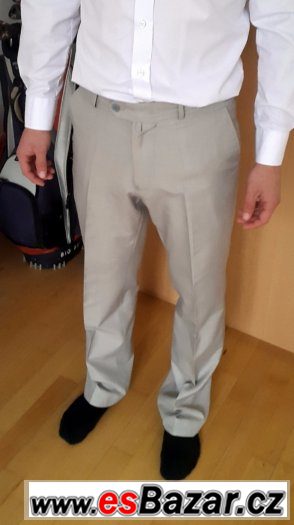 Kalhoty světle šedé Kalhoty světle šedé
