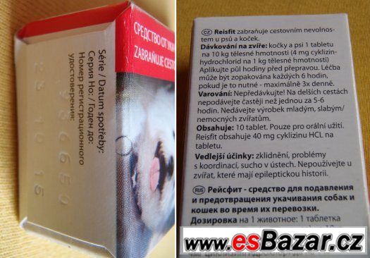 Tablety proti nevolnosti psů a koček Beaphar 10tbl NOVÉ