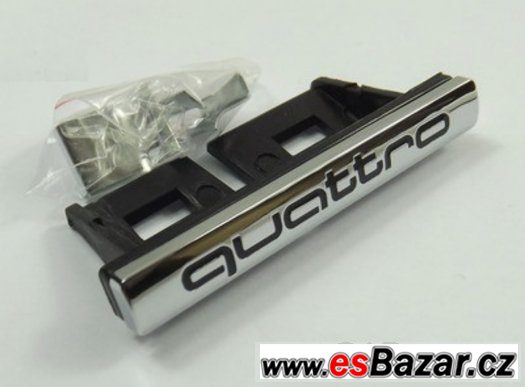 Audi Quattro loga sada 2ks Audi Quattro loga sada 2ks
