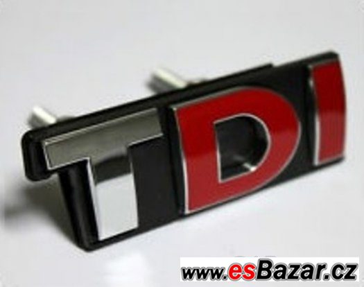 TDI logo do masky Audi Škoda VW Seat