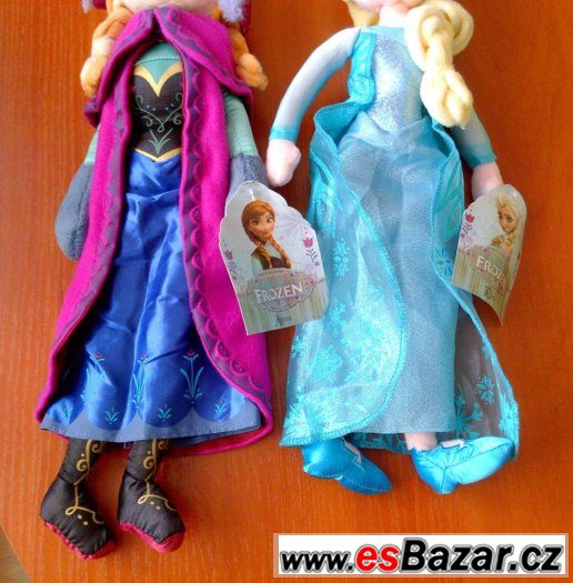 Plyšové panenky Elsa a Anna z Ledového království - 40.cm