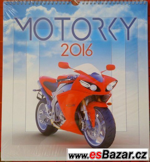 Nástěnný kalendář: Motorky 2016 - skvělý dárek