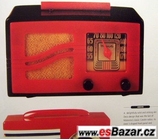 Sběratelská kniha BAKELITE RADIOS - Chartwell Books 1996