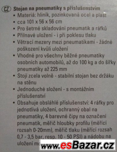 Stojan na kola - pneu Stojan na kola - pneu