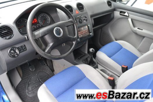 Prodám VW Caddy 1,9 TDi LIFE, 7 míst, NAVI,klima, POCTIVÉ KM