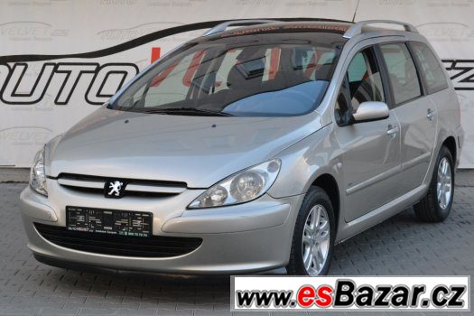 Prodám Peugeot 307 1,6 HDi SW, panorama,serviska, POCTIVÉ KM