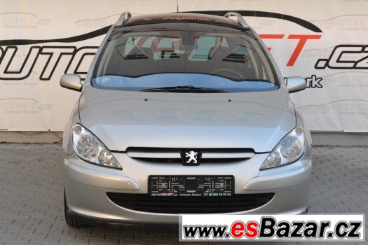 Prodám Peugeot 307 1,6 HDi SW, panorama,serviska, POCTIVÉ KM