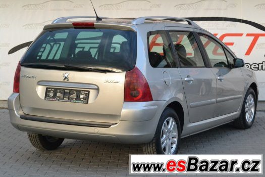 Prodám Peugeot 307 1,6 HDi SW, panorama,serviska, POCTIVÉ KM