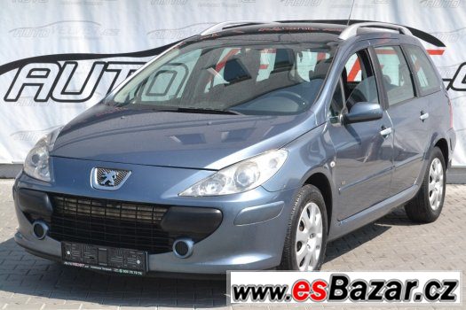 Prodám Peugeot 307 1.6 HDi SW, panorama, klima, POCTIVÉ KM