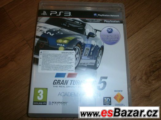 hra na PS3-GRAN TURISMO 5,jako nová.