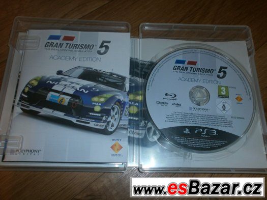 hra na PS3-GRAN TURISMO 5,jako nová.