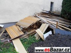 Prodám vysušené desky, použity na krovu a obložení