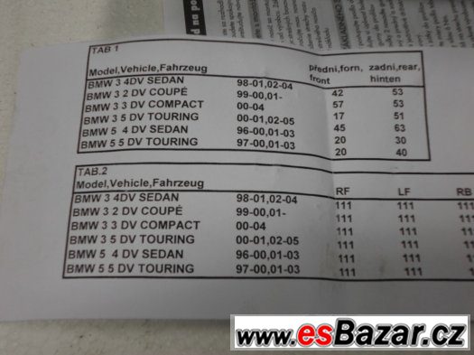 střešní nosič BMW e39 combi