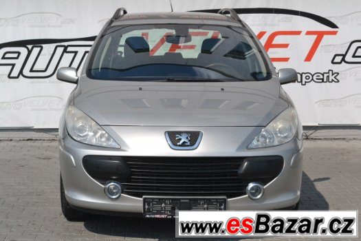 Prodám Peugeot 307 1,6 HDi, digiklima,tempomat,POCTIVÉ KM