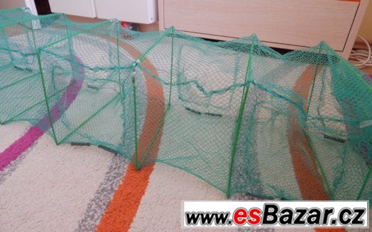 Vrš na odchyt ryb a raků, 3m, 18 vstupů Vrš na odchyt ryb a raků, 3m, 18 vstupů
