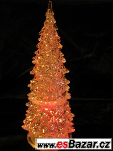 Svítící stromeček, blikajicí 4 barvy, 40 cm