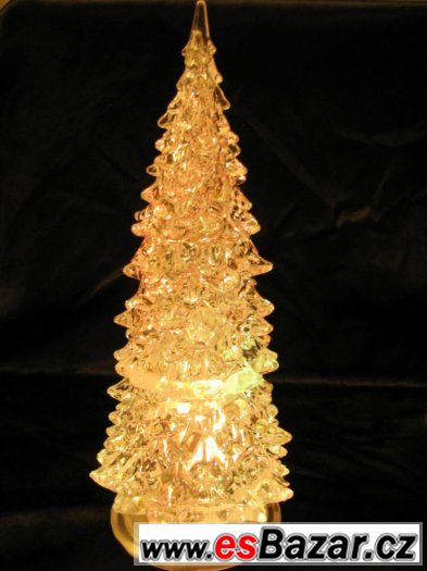 Svítící stromeček, blikajicí 4 barvy, 40 cm