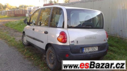 Fiat Multipla 1.6 STK platná EKO placeno.