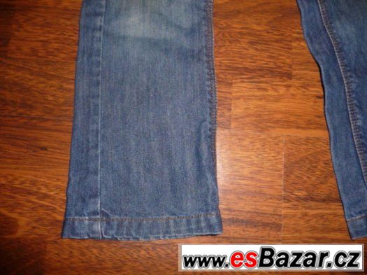hezké džíny vel. 122 zn. authentic délka 71 cm
