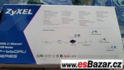 Router Zyxel P-660RU-T3 ADSL 2    ID:063