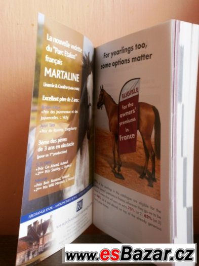 Prodám dražební katalog Vente de yearlings