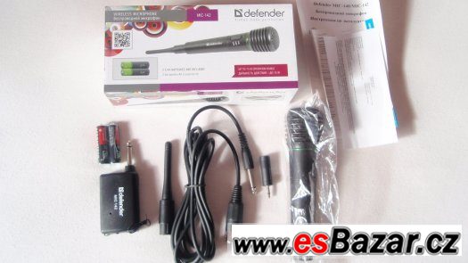 Bezdrátový karaoke mikrofon wireless 3m kabel 6,5 jack nové Bezdrátový karaoke mikrofon wireless 3m kabel 6,5 jack nové