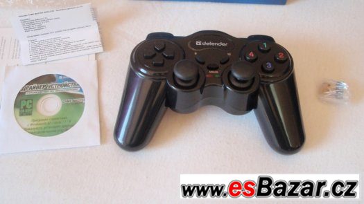 Bezdrátový USB joystick gamepad pro PC dosah 10m