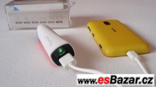 Přenosná power bank externí baterie pro mobil 2400mah cz/svk