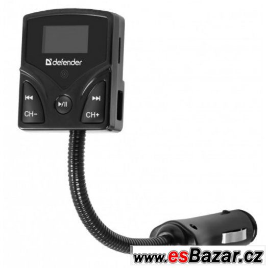 FM transmitter MP3 na USB, SD, 3,5jack, MMC do auta