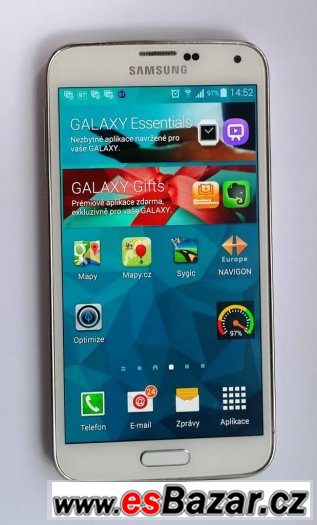Samsung Galaxy S5 G900F WHITE CZ distr.  - záruka