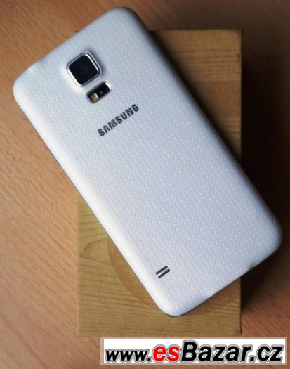 Samsung Galaxy S5 G900F WHITE CZ distr.  - záruka