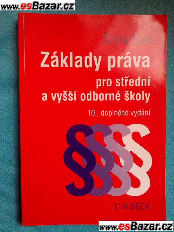 Základy práva pro střední a vyšší odborné školy